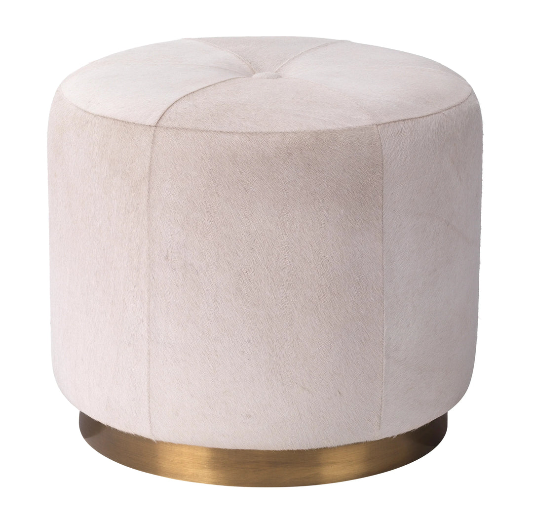 Thackery Hide On Roud Pouf, Small