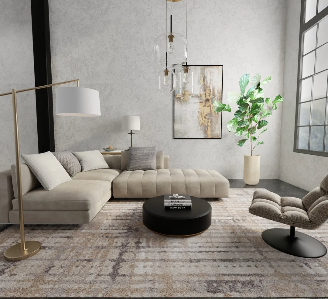 Rectangle/Ivory-Brown