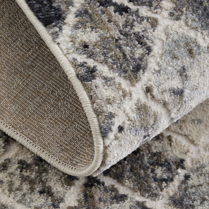 Round/8'9" x 8'9" /Sand/Ivory