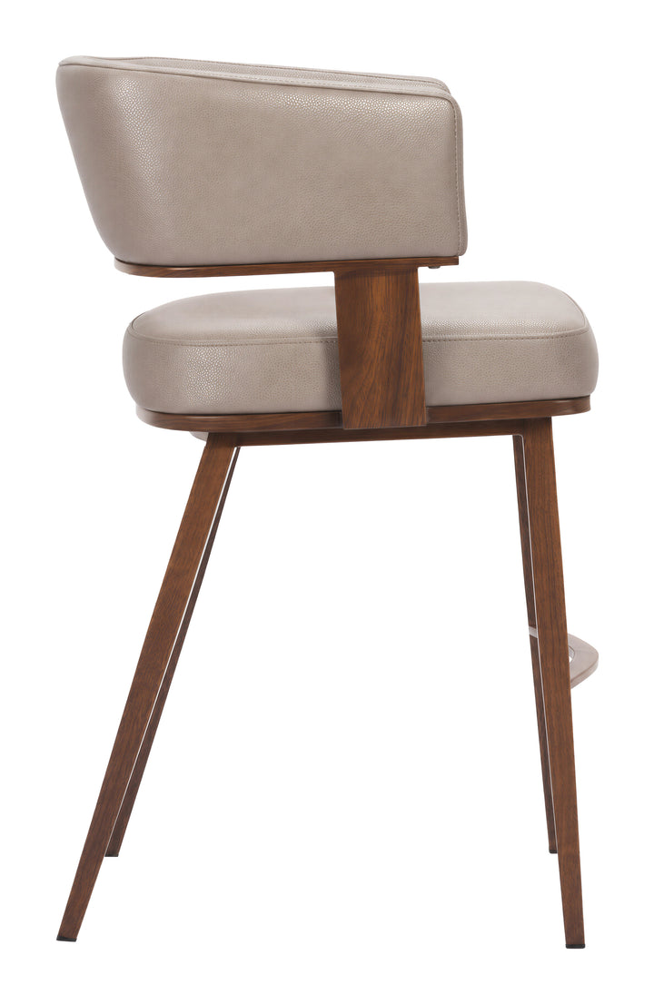 Poise Counter Stool Brown & Walnut - 111396