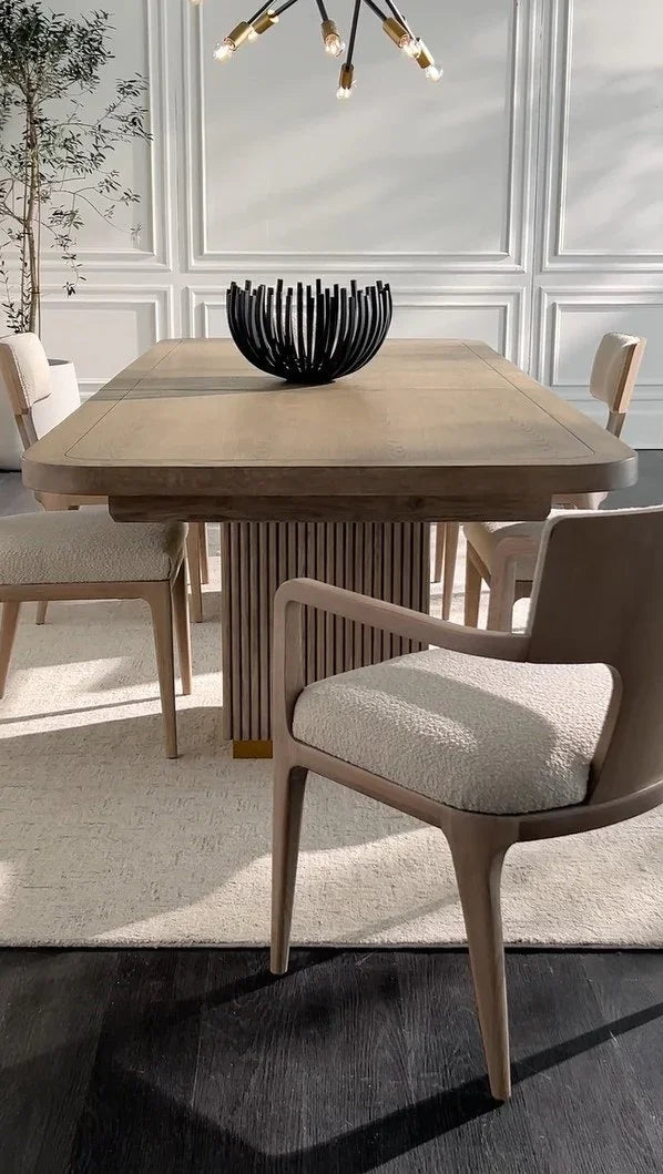 American Home Furniture Fairfield Chair Everett Double Pedestal Dining Table