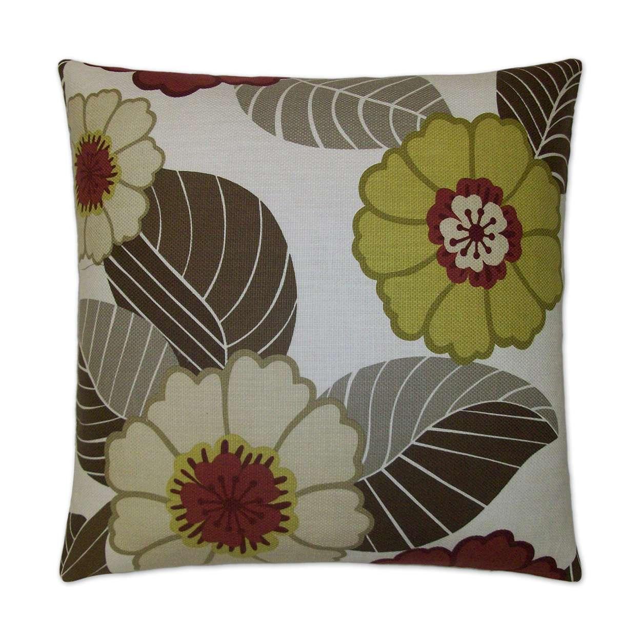 D.V. KAP Home - Flower Power Pillow - 2112-C-2424 | American Home Furniture