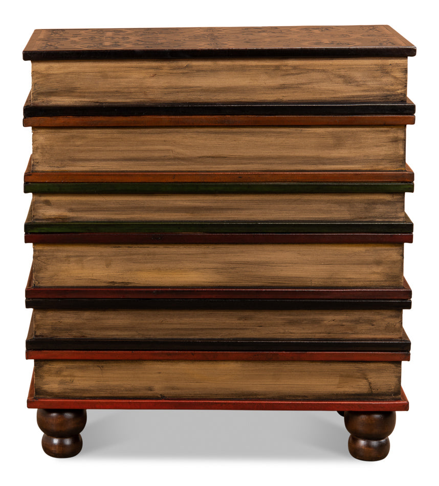 American Home Furniture | Sarreid - Florentine Books Chairside Chest