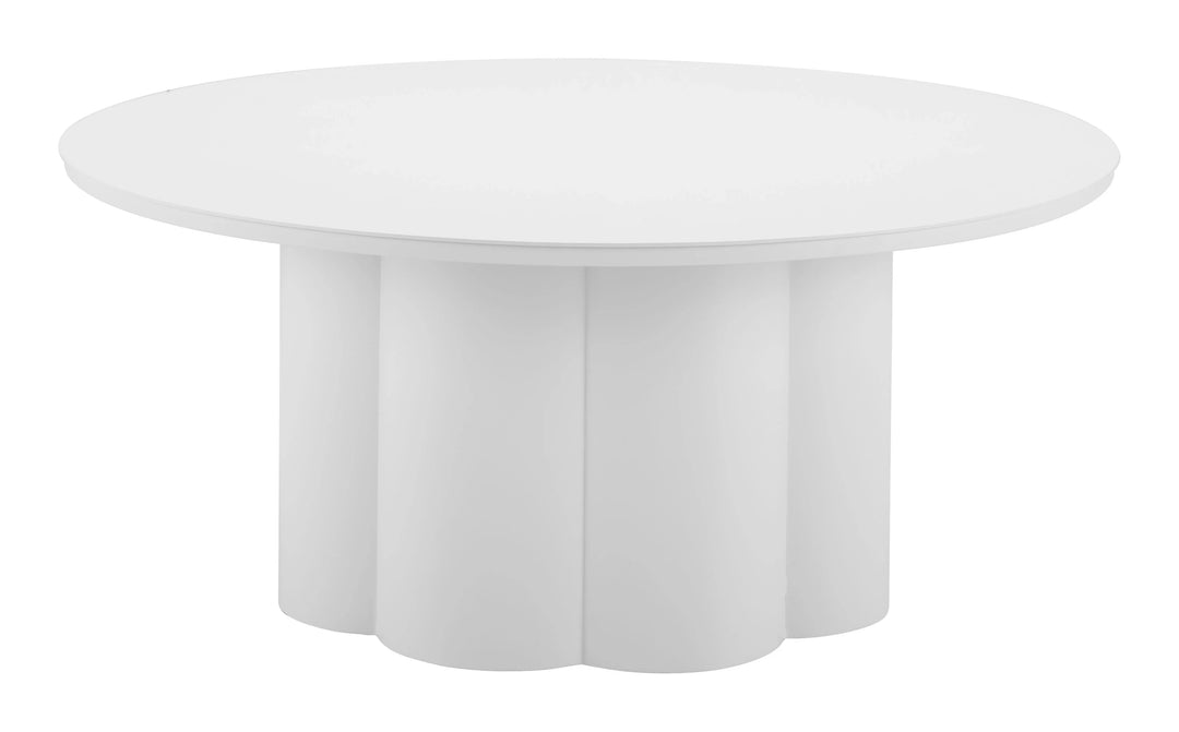 Palmier Coffee Table White - AmericanHomeFurniture