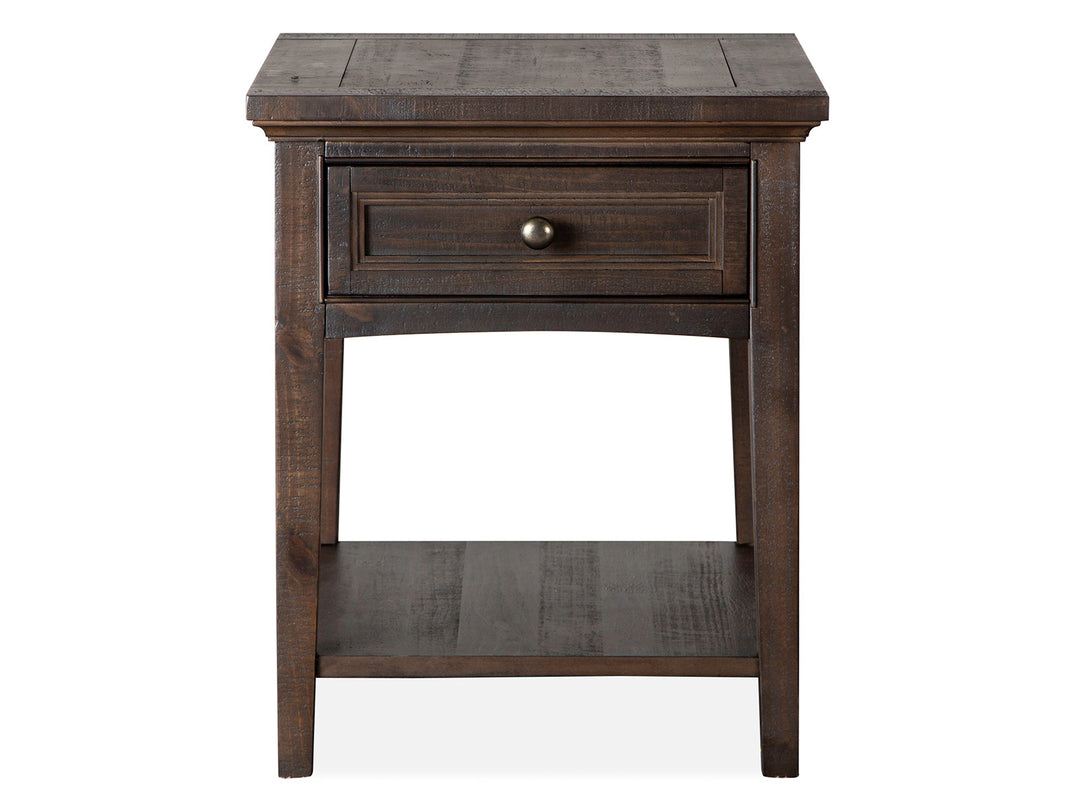 Westley Falls Graphite Rectangular End Table - T4399-03