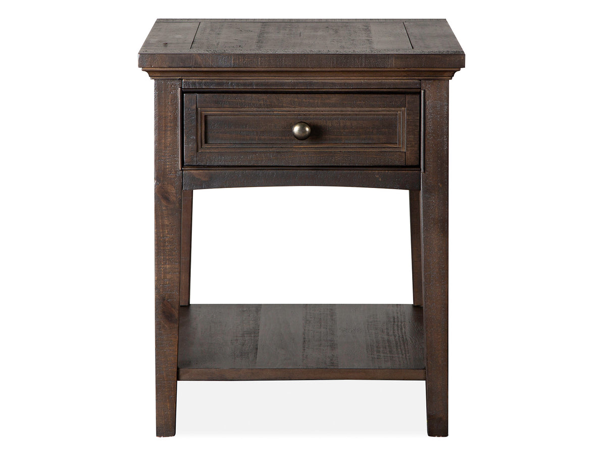 Westley Falls Graphite Rectangular End Table - T4399-03