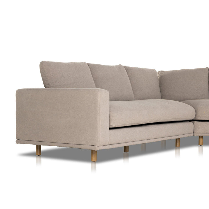 Four Hands - Dom 3 PC Sectional - 223072-003 | American Home Furniture