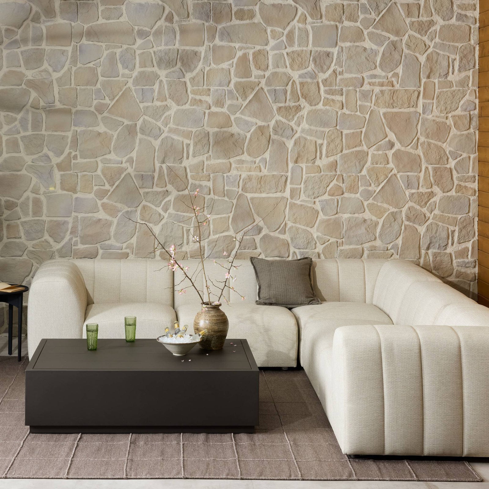 Four Hands - Gwen Outdoor 5 Pc Sectional - 223219-002 | American Home Furniture