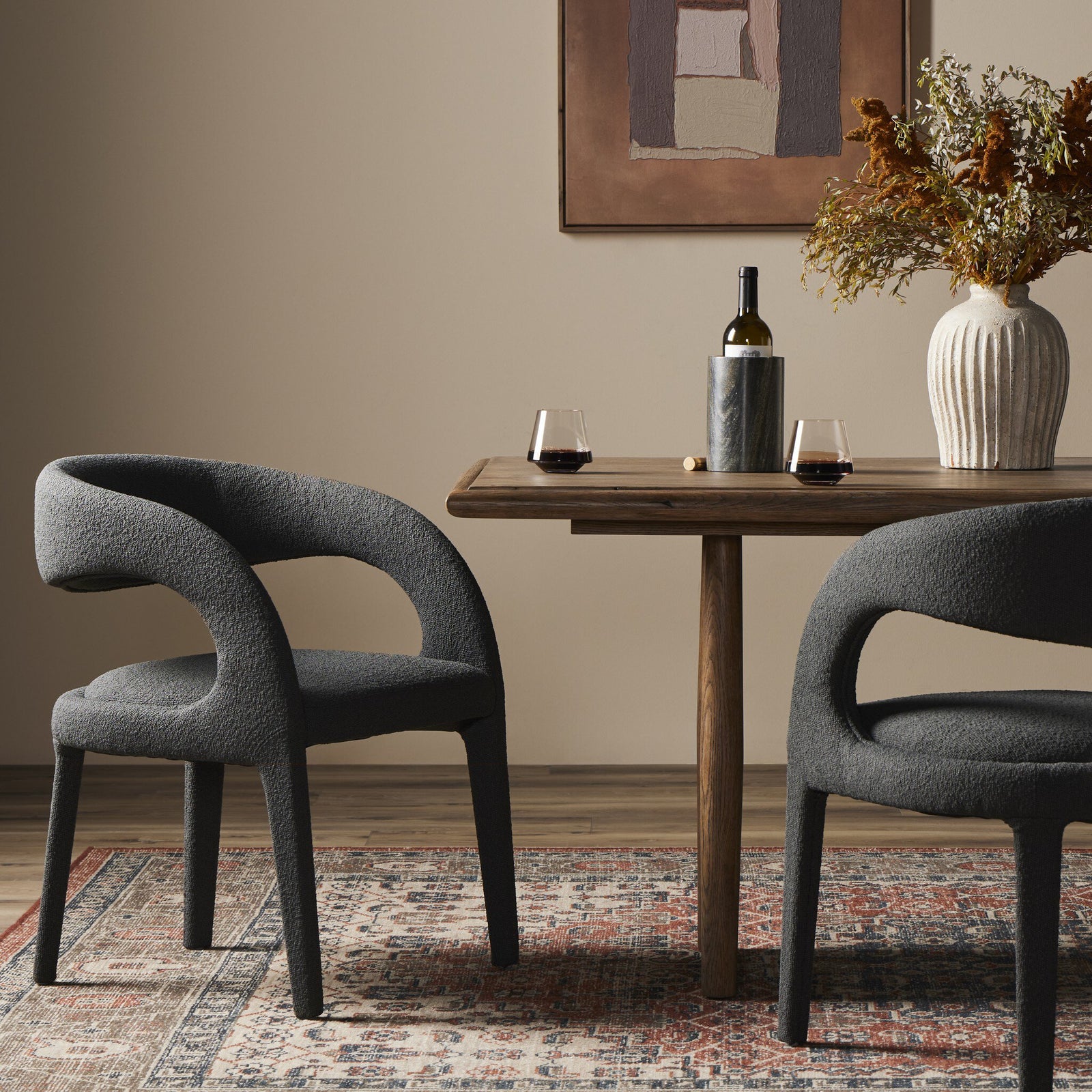 FIQA Boucle Charcoal
