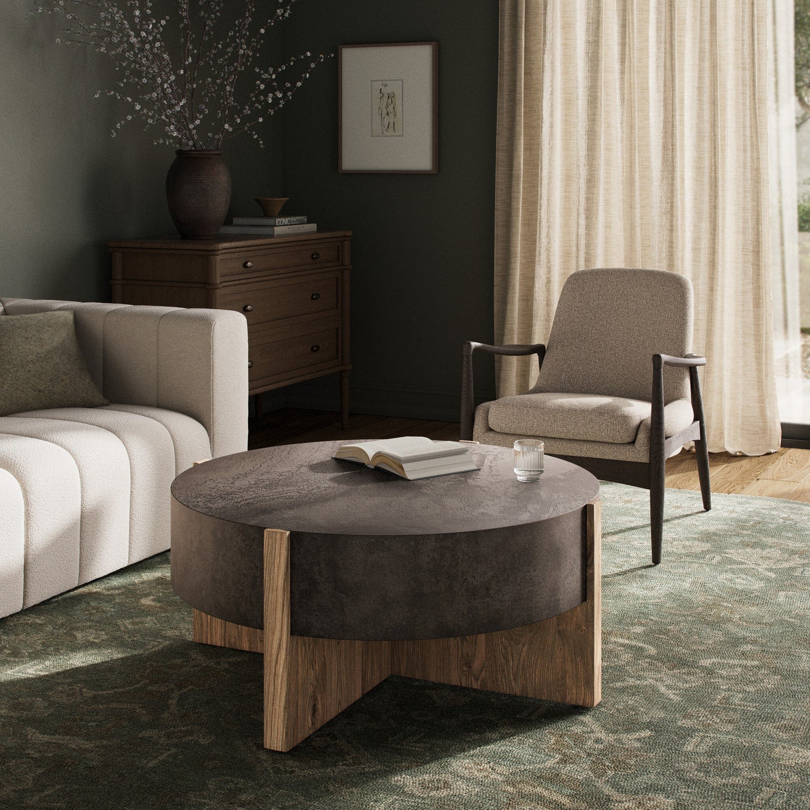 Four Hands - Bingham Coffee Table - 223619-001 | American Home Furniture