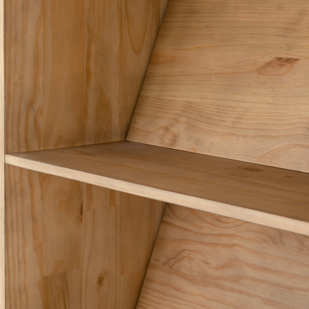 Four Hands - Bane Triple Bookshelf W/ Ladder - 223750-001 | American Home Furniture