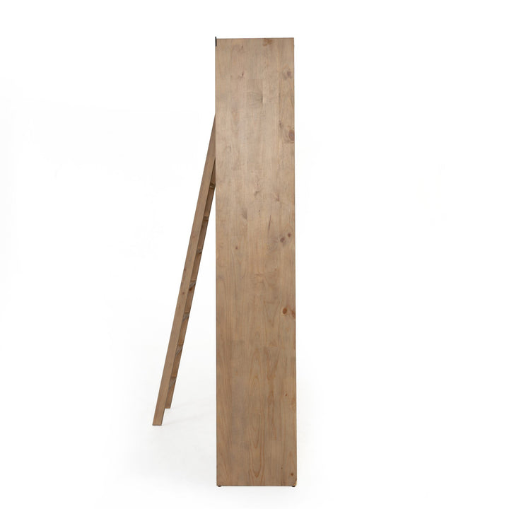 Four Hands - Bane Triple Bookshelf W/ Ladder - 223750-001 | American Home Furniture