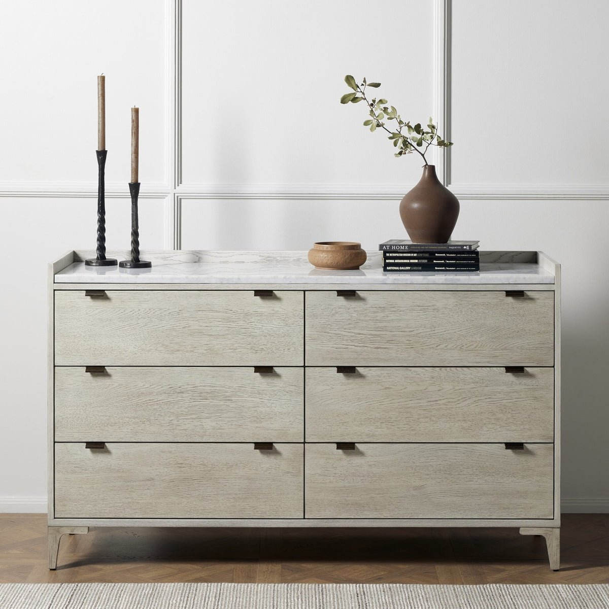Four Hands - Viggo 6 Drawer Dresser - 223978-001 | American Home Furniture