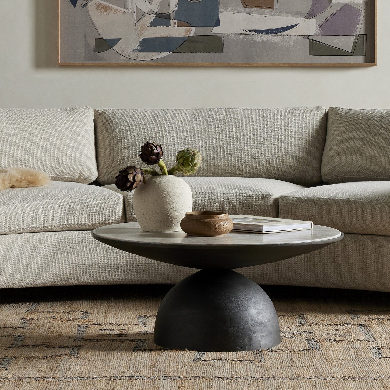 Creamy Taupe Marble