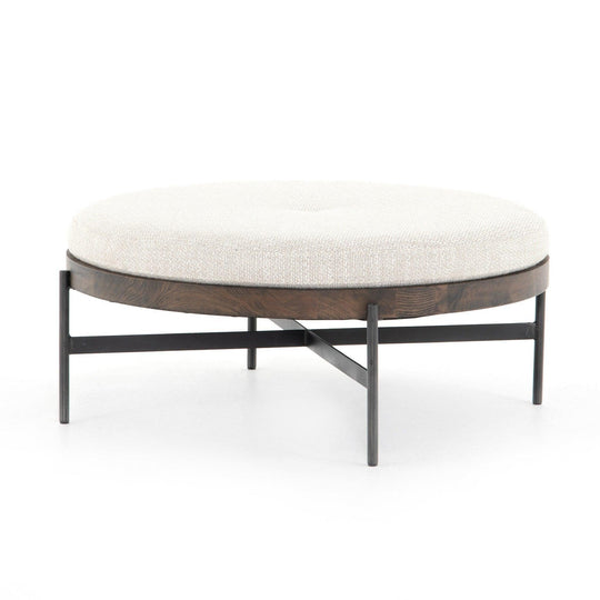 Four Hands - Edwyn Large Ottoman - 224315-001 | American Home Furniture