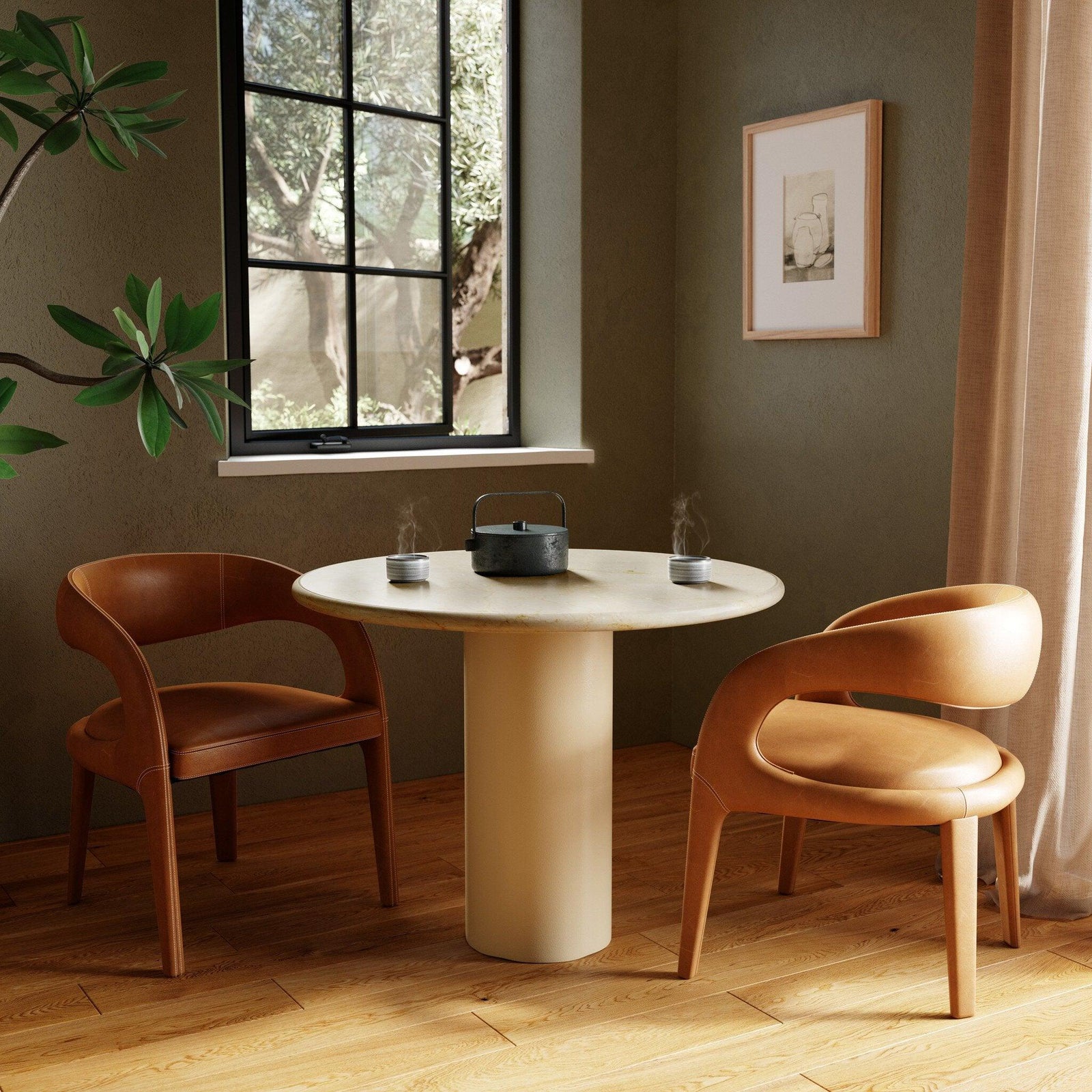 Four Hands - Belle Round Dining Table - 224424-001 | American Home Furniture