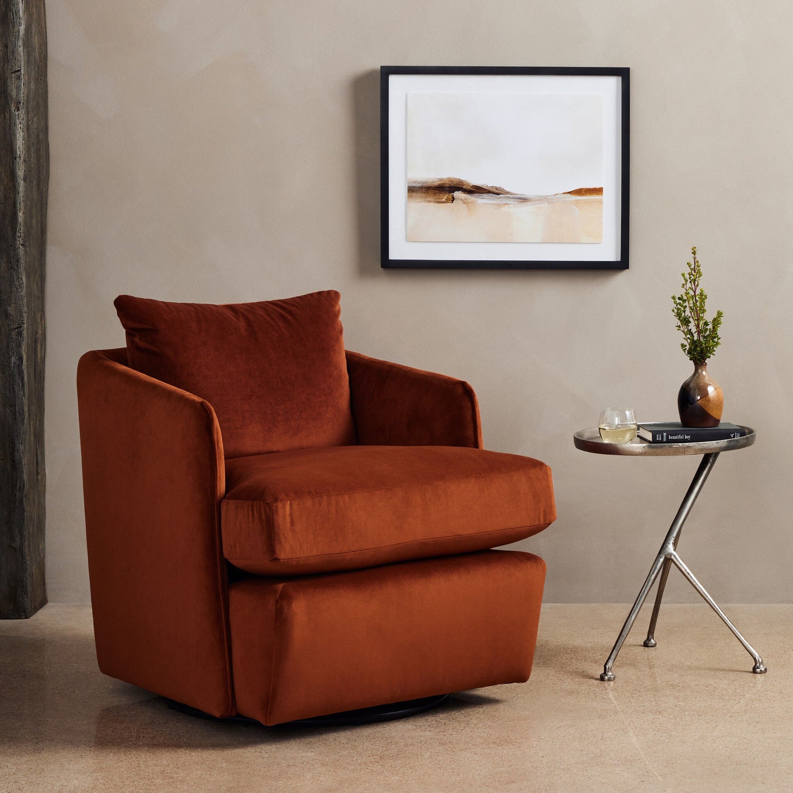 Four Hands - Whittaker Swivel Chair - 224906-005 | American Home Furniture