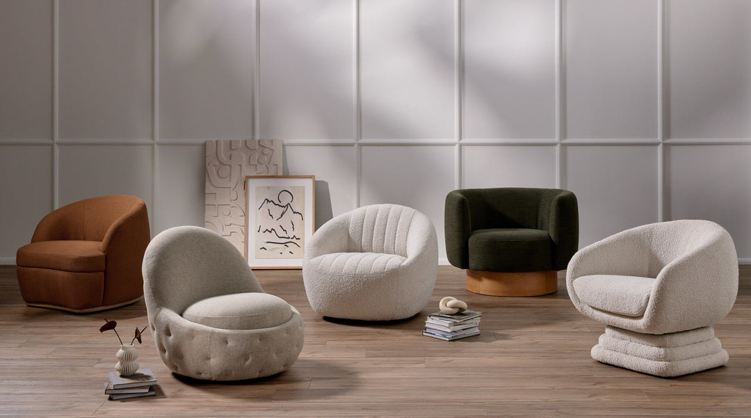 Four Hands - Calista Swivel Chair - 225817-001 | American Home Furniture