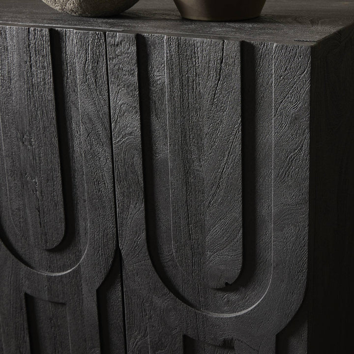 Rivka Media Console - AmericanHomeFurniture