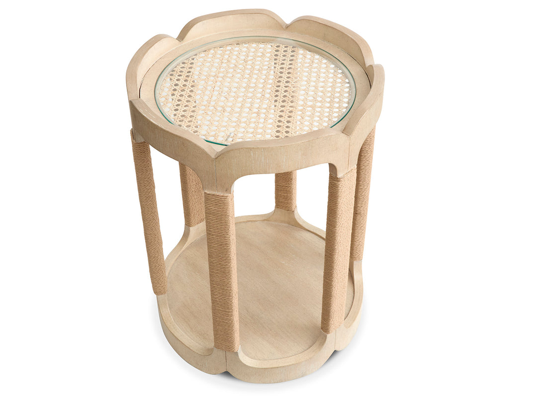 Sunset Cove Sanibel Brown Drum Table - T5783-35