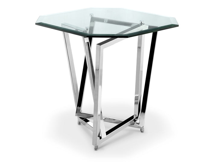 Lenox Square Acadia White Octagonal End Table - T3790-09