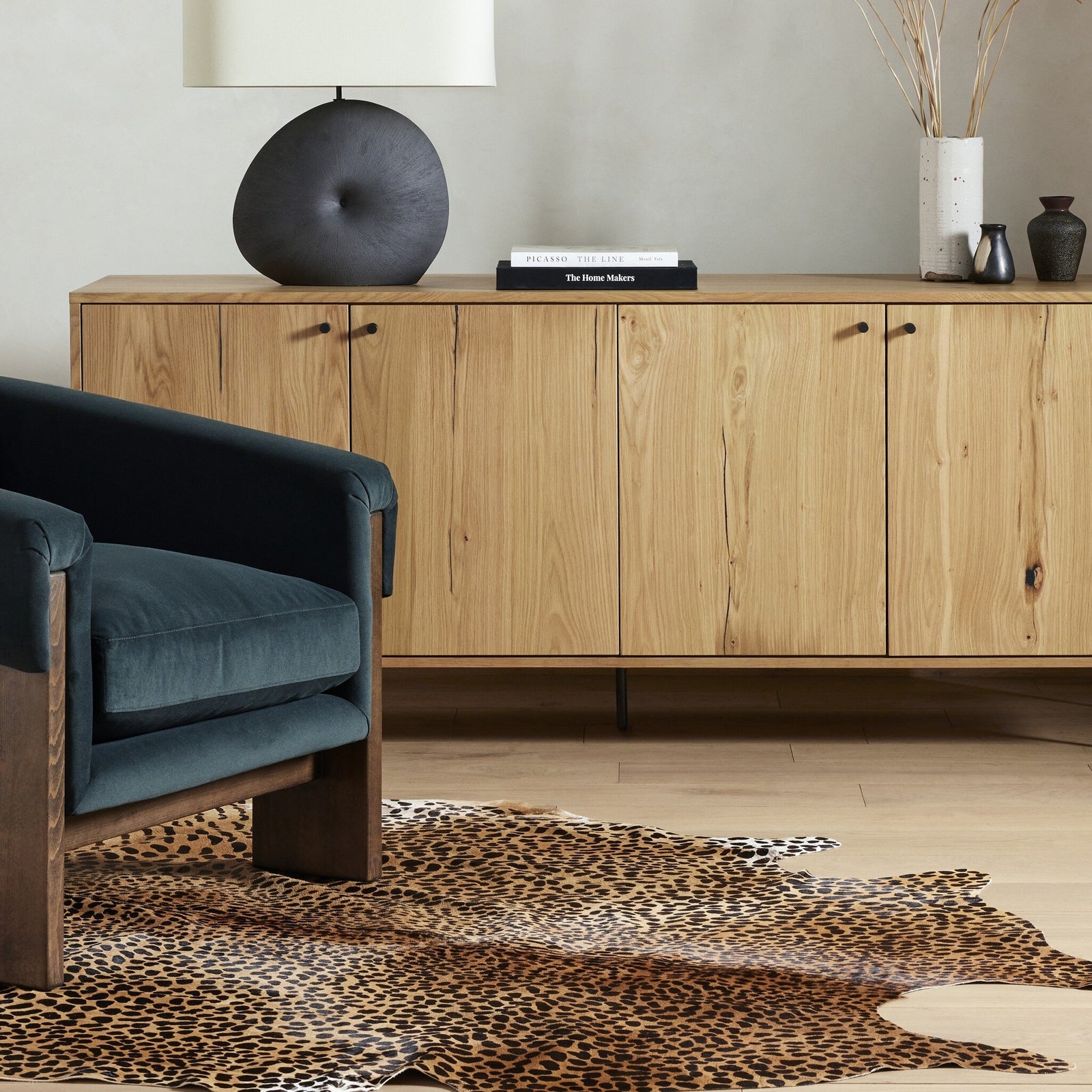 Four Hands - Leopard Printed Hide Rug - 227528-002 | American Home Furniture