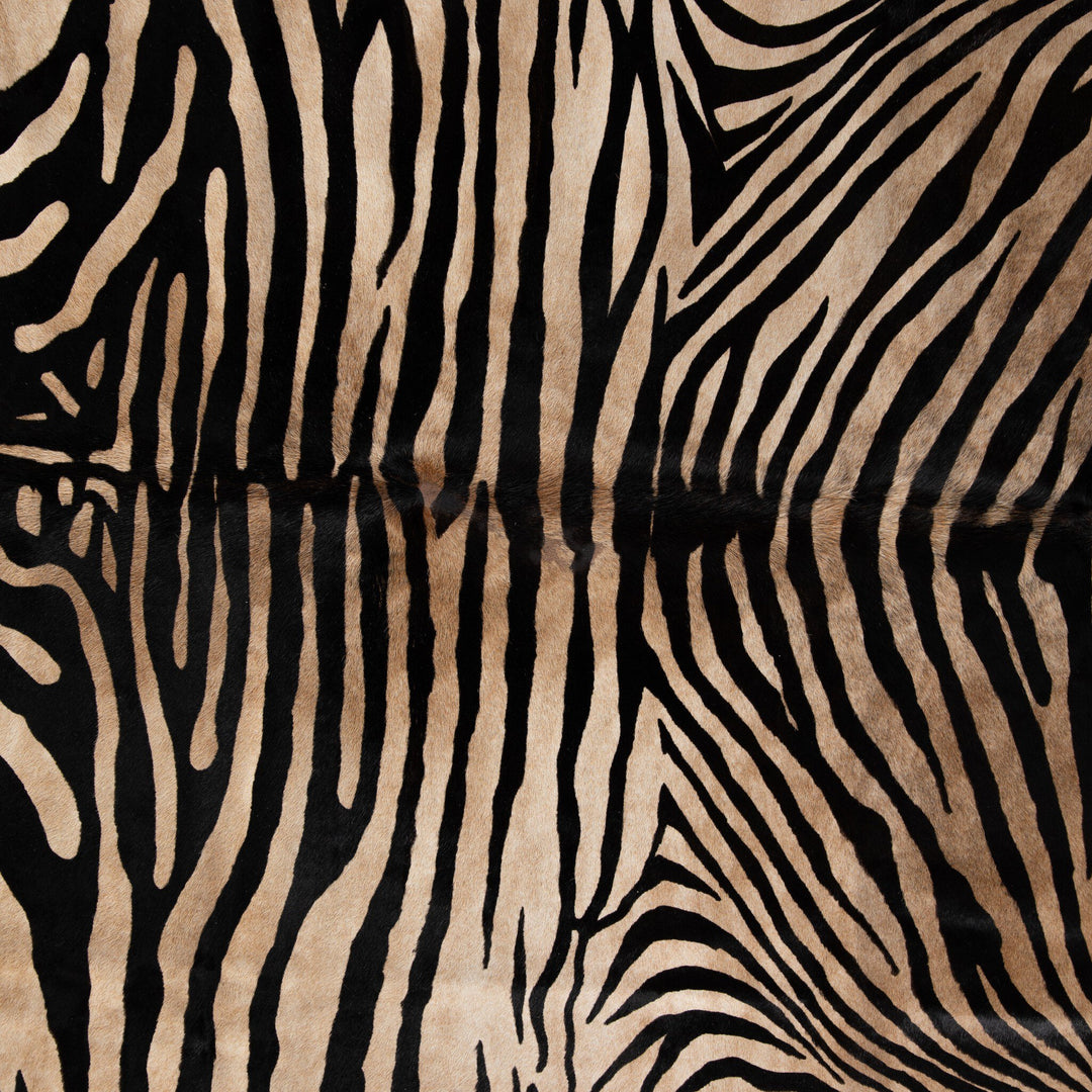 Four Hands - Zebra Printed Hide Rug - 227549-001 | American Home Furniture