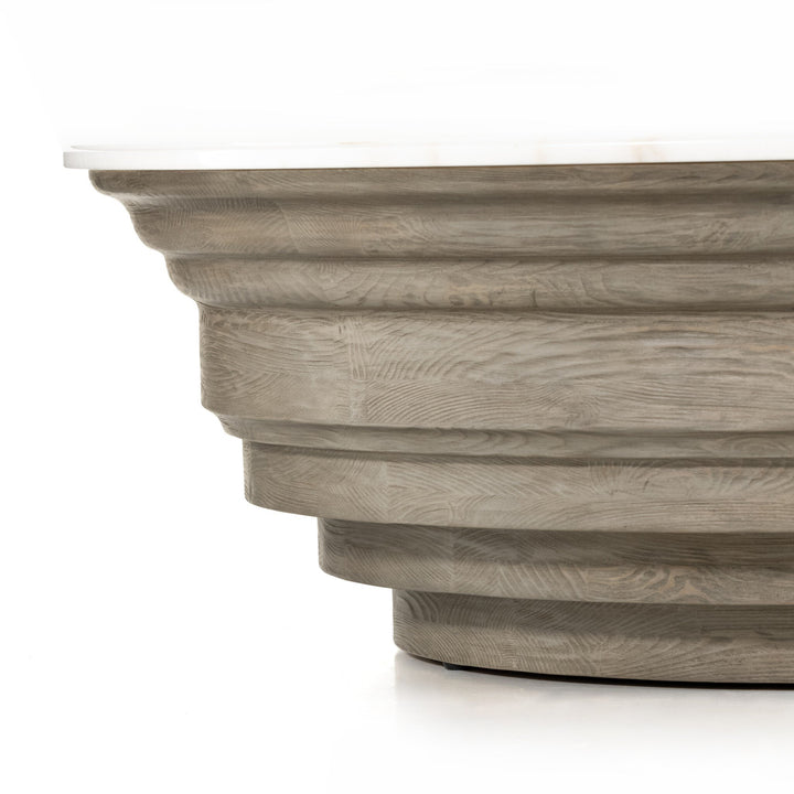 Four Hands - Caldwell Stone Coffee Table - 227903-001 | American Home Furniture