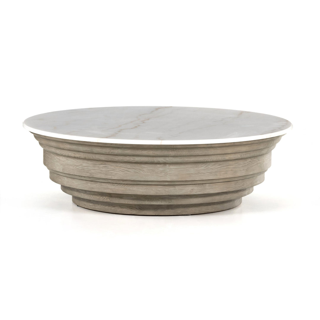 Four Hands - Caldwell Stone Coffee Table - 227903-001 | American Home Furniture