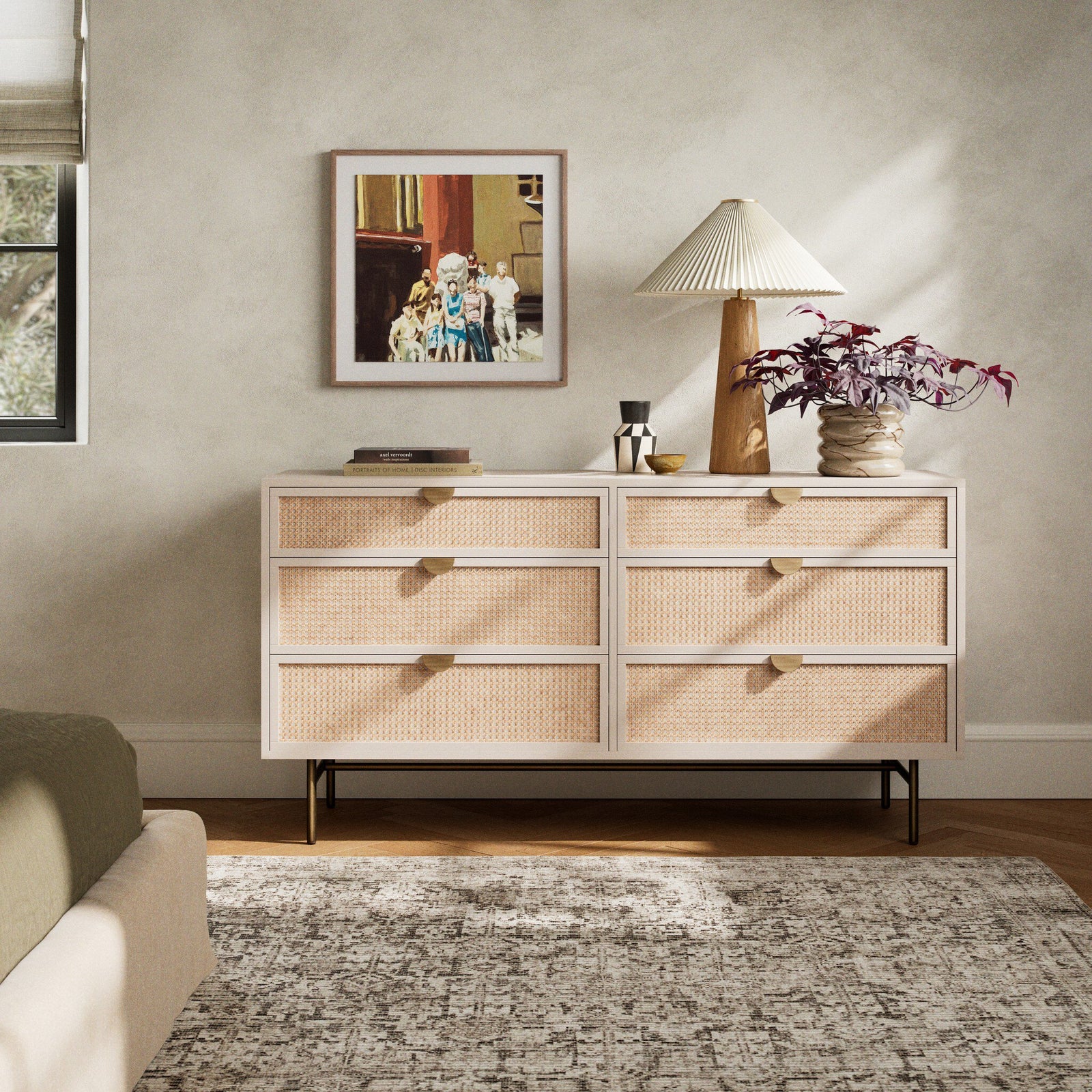 Four Hands - Luella 6 Drawer Dresser - 227980-001 | American Home Furniture