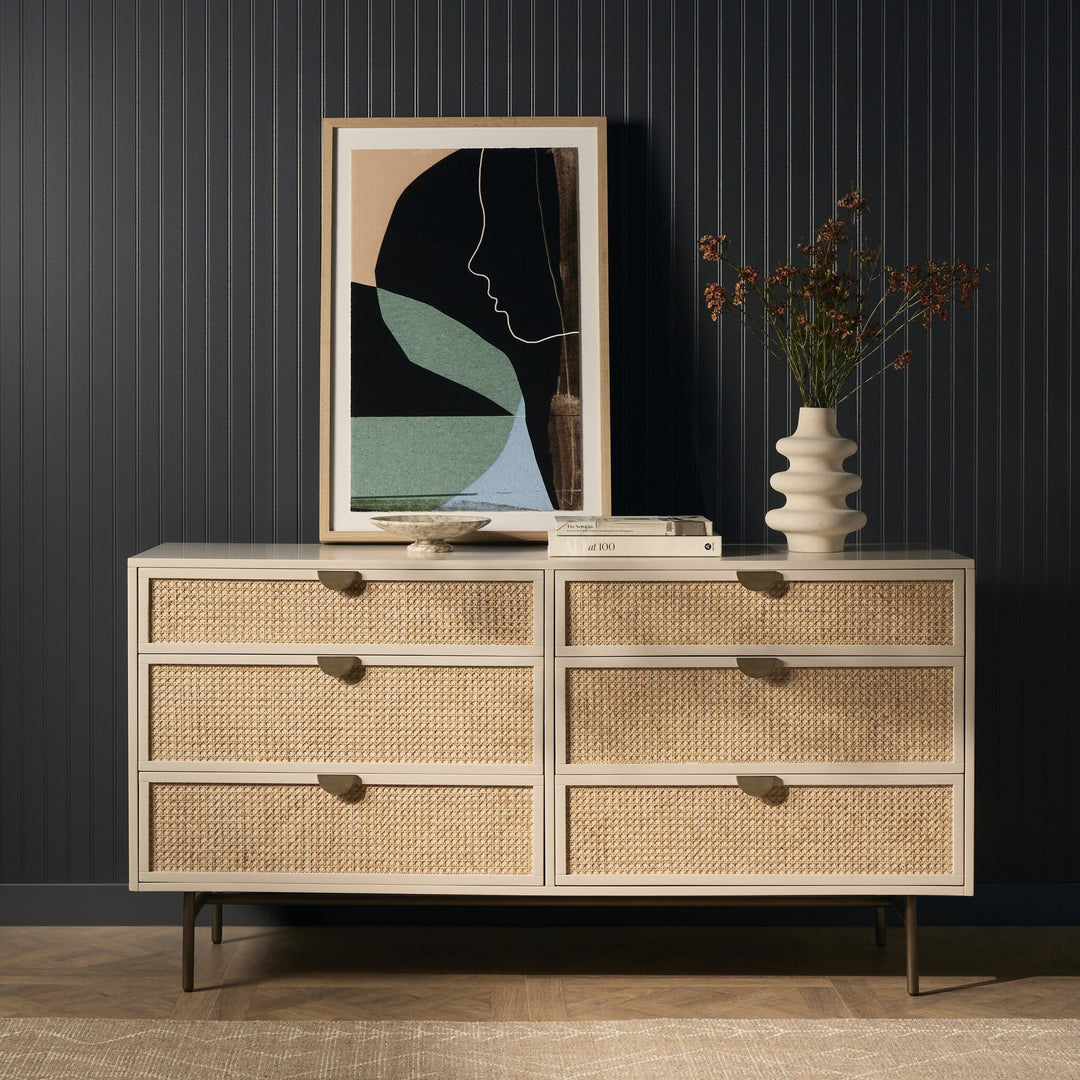 Four Hands - Luella 6 Drawer Dresser - 227980-001 | American Home Furniture