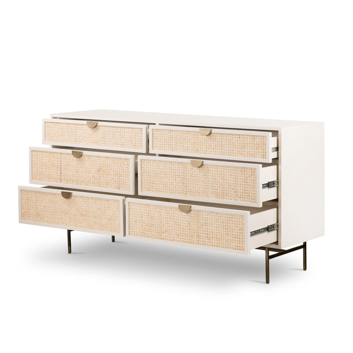 Four Hands - Luella 6 Drawer Dresser - 227980-001 | American Home Furniture
