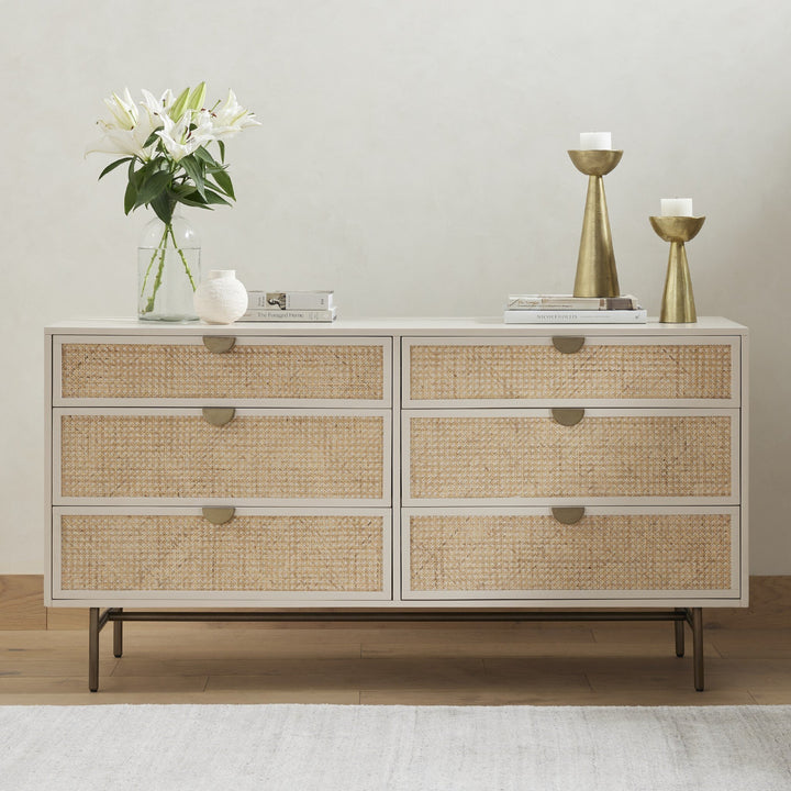 Four Hands - Luella 6 Drawer Dresser - 227980-001 | American Home Furniture