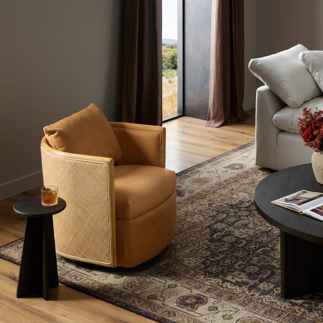 Four Hands - Newbury Swivel Chair - 229382-002 | American Home Furniture
