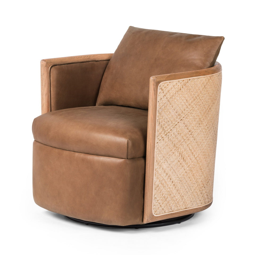 Four Hands - Newbury Swivel Chair - 229382-002 | American Home Furniture