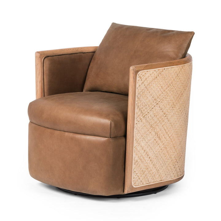 Four Hands - Newbury Swivel Chair - 229382-002 | American Home Furniture