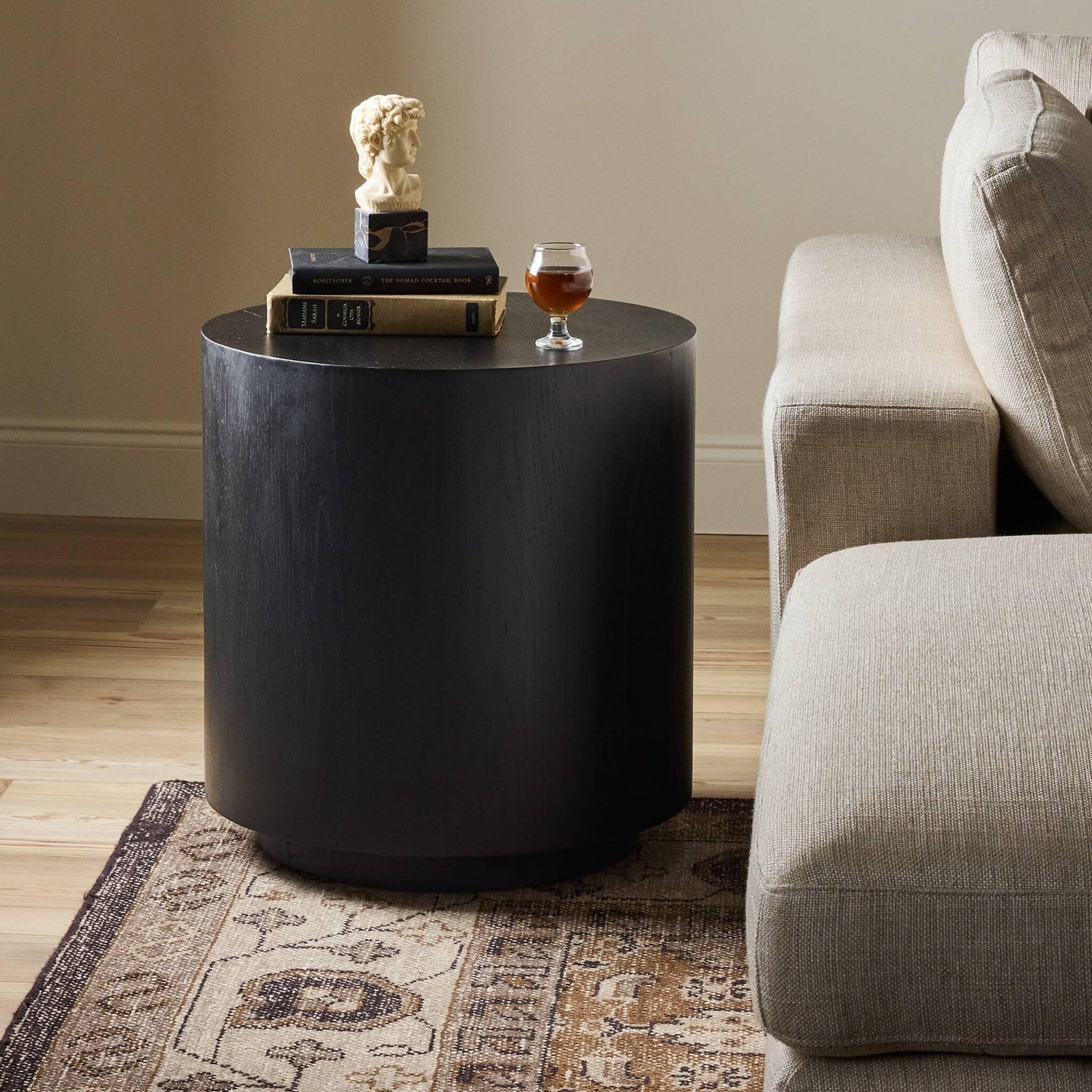 Four Hands - Humphrey Round End Table - 229907-002 | American Home Furniture