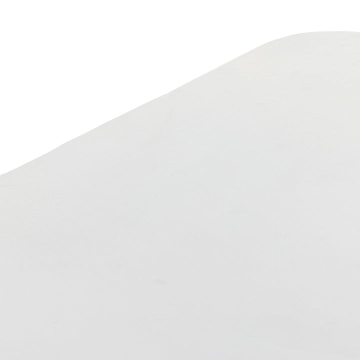 Matte White Cast Aluminum