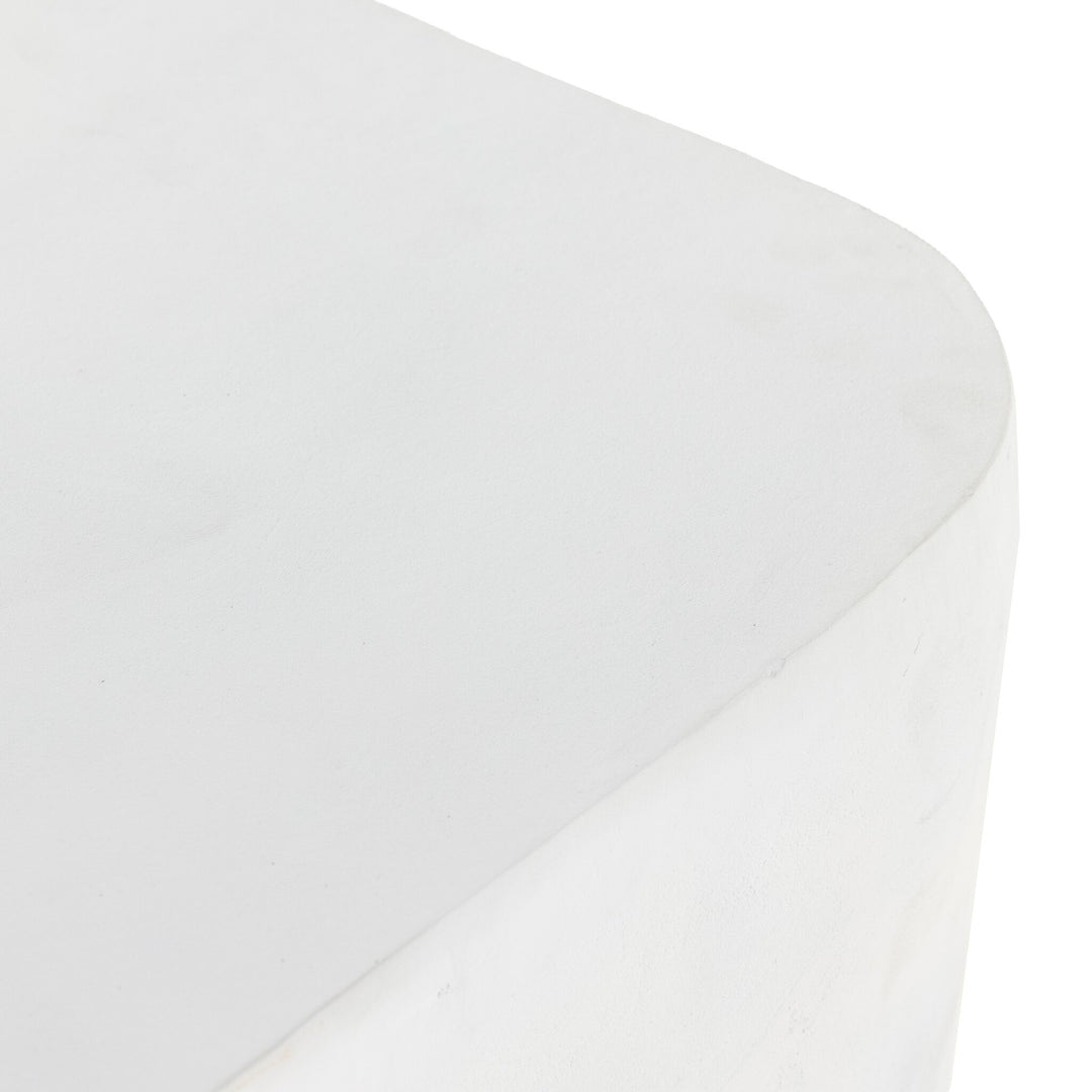 Matte White Cast Aluminum