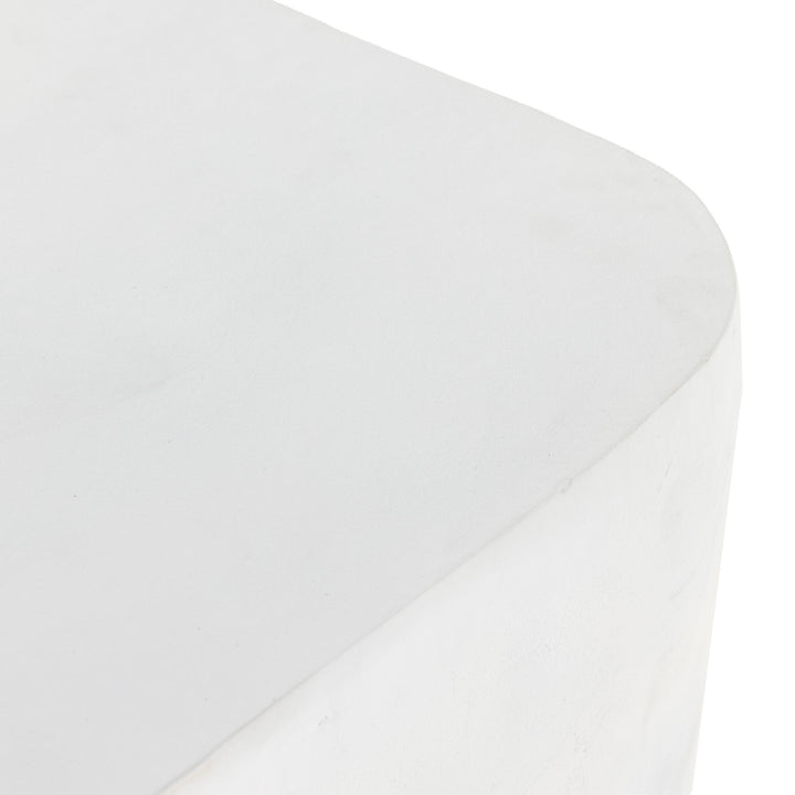 Matte White Cast Aluminum