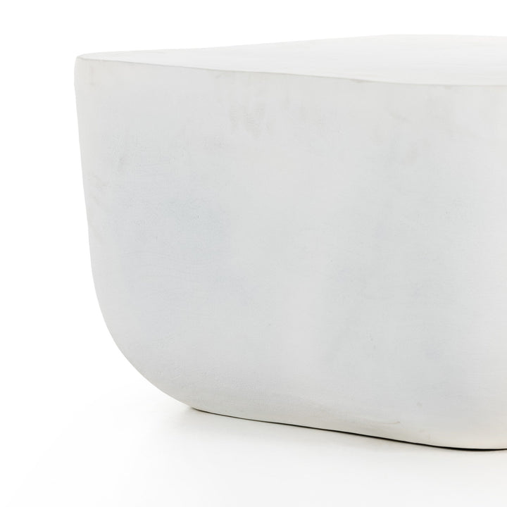 Matte White Cast Aluminum