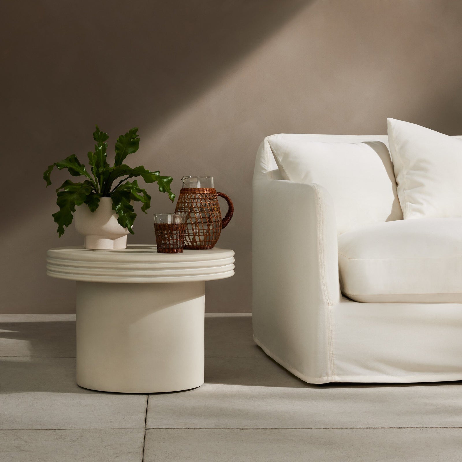 Four Hands - Grecia Outdoor End Table - 230023-001 | American Home Furniture