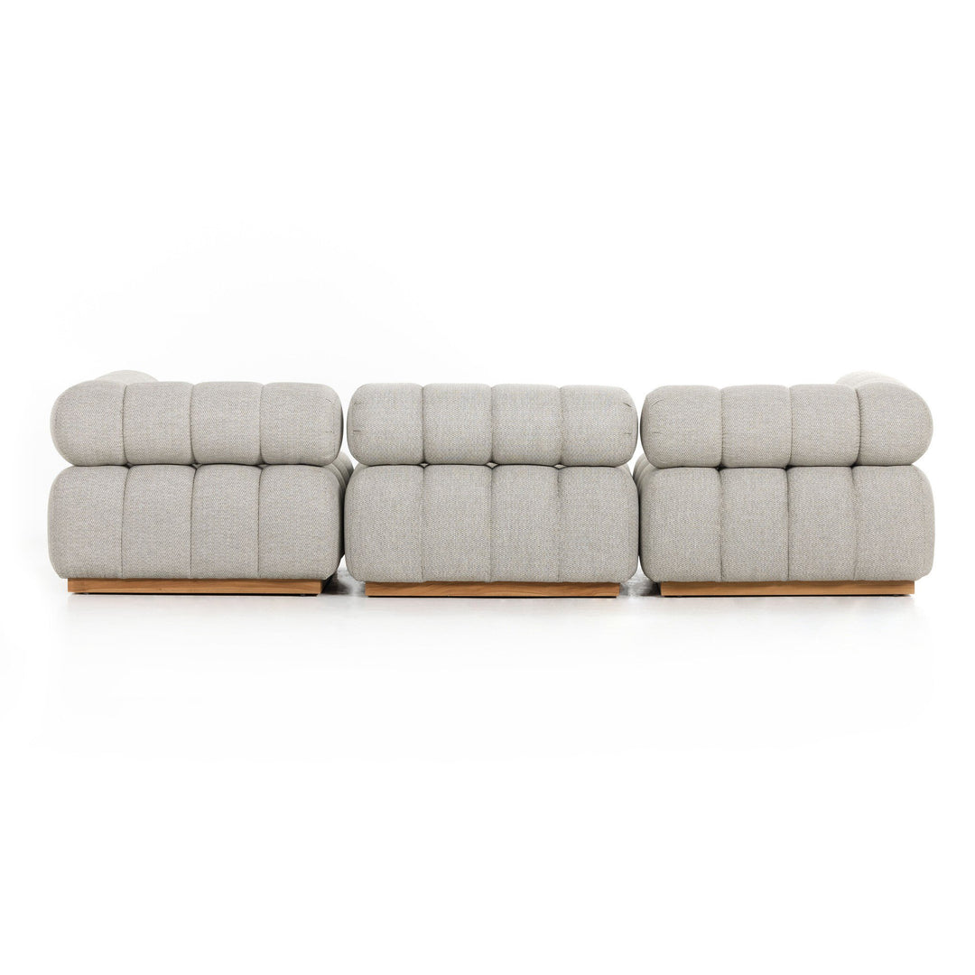 Four Hands - Roma Outdoor 3Pc Sectional w/ Ottoman - 230026-001 | American Home Furniture