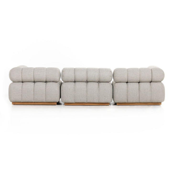 Four Hands - Roma Outdoor 3Pc Sectional w/ Ottoman - 230026-001 | American Home Furniture