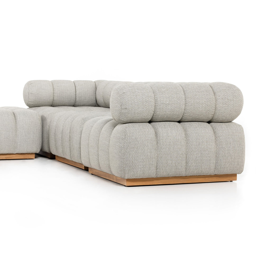 Four Hands - Roma Outdoor 3Pc Sectional w/ Ottoman - 230026-001 | American Home Furniture