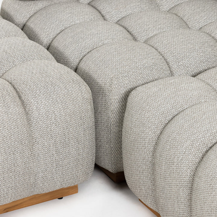 Four Hands - Roma Outdoor 3Pc Sectional w/ Ottoman - 230026-001 | American Home Furniture