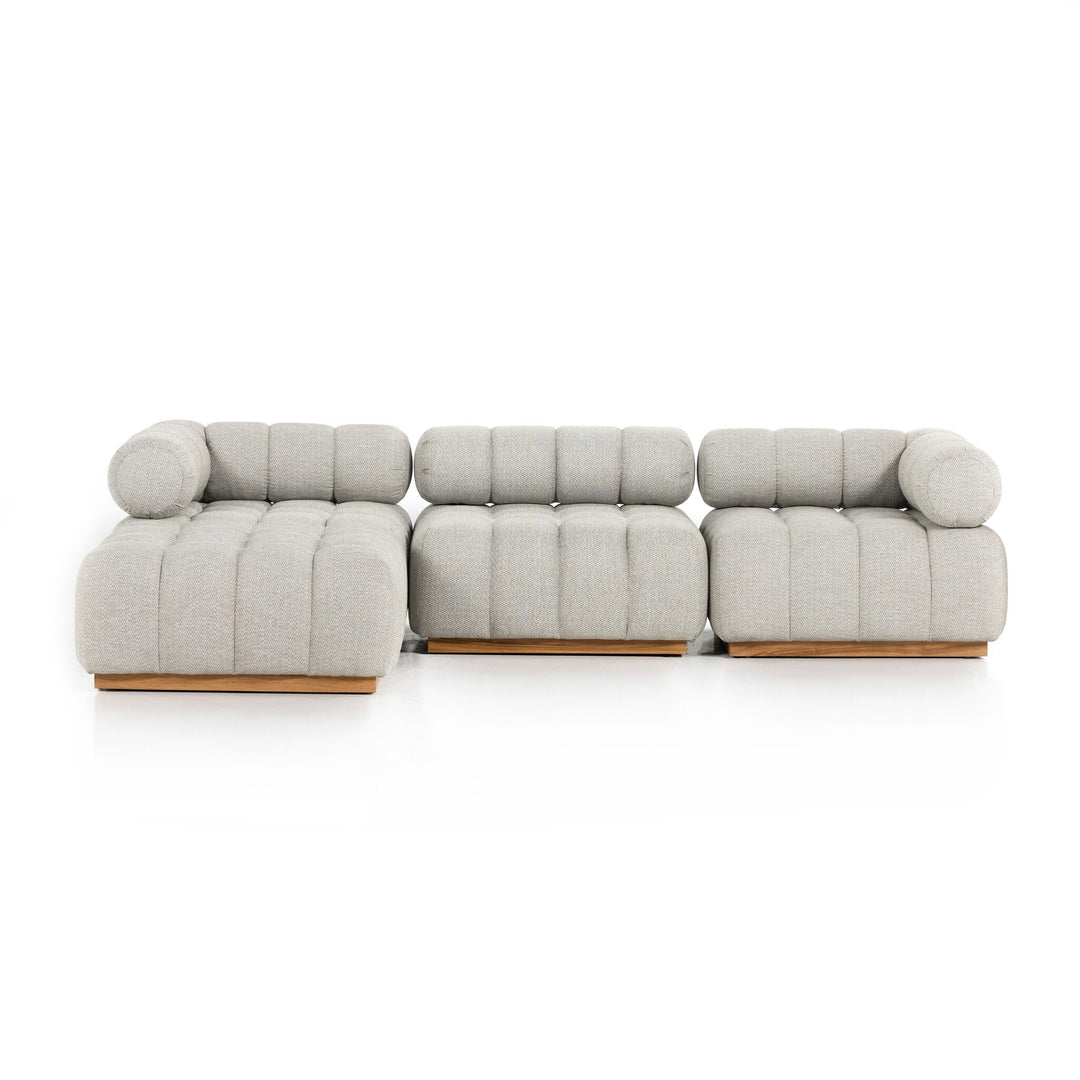 Four Hands - Roma Outdoor 3Pc Sectional w/ Ottoman - 230026-001 | American Home Furniture