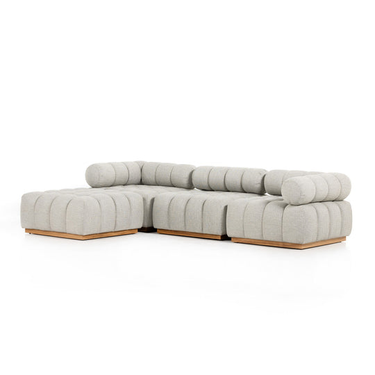 Four Hands - Roma Outdoor 3Pc Sectional w/ Ottoman - 230026-001 | American Home Furniture