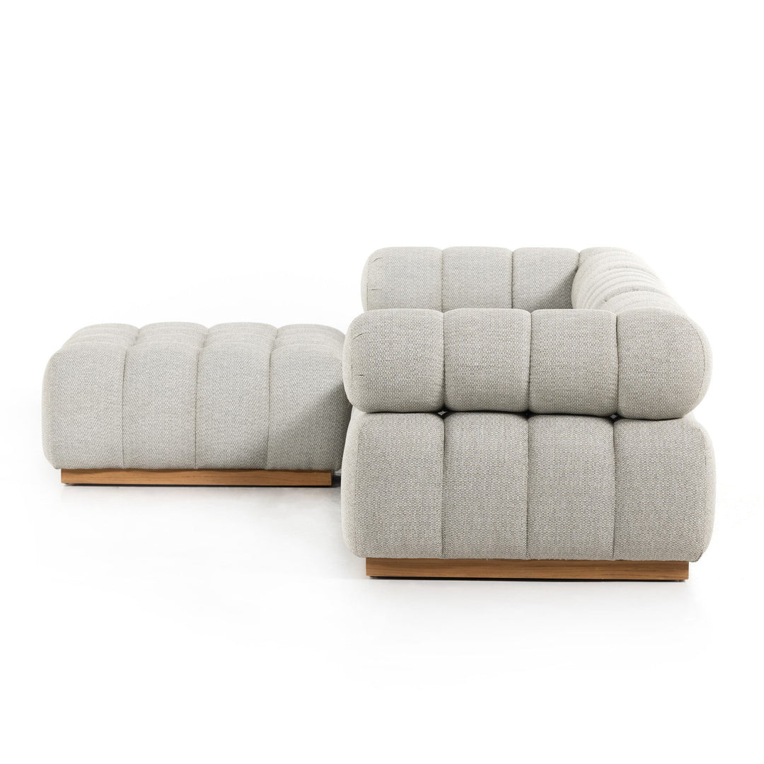 Four Hands - Roma Outdoor 3Pc Sectional w/ Ottoman - 230026-001 | American Home Furniture