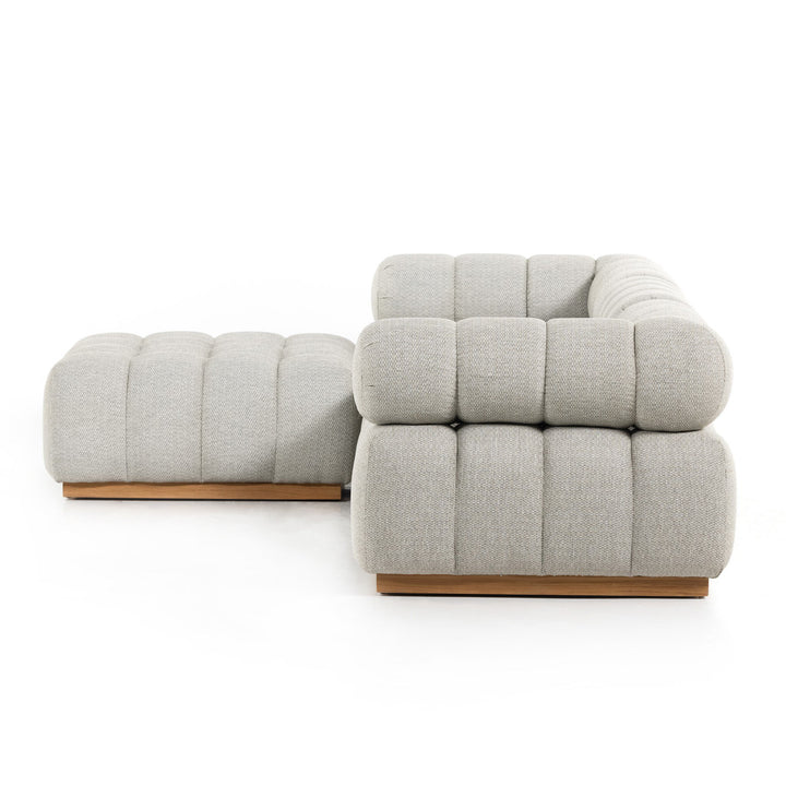 Four Hands - Roma Outdoor 3Pc Sectional w/ Ottoman - 230026-001 | American Home Furniture